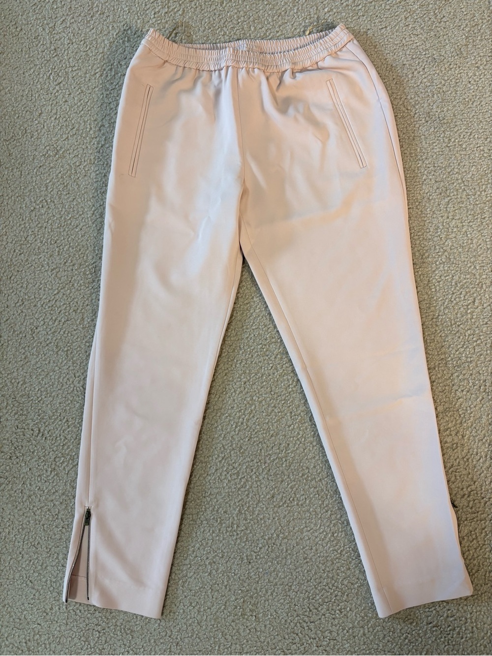 Stella McCartney Pink Elastic Waist Casual Pants Trousers Size 38 US 4